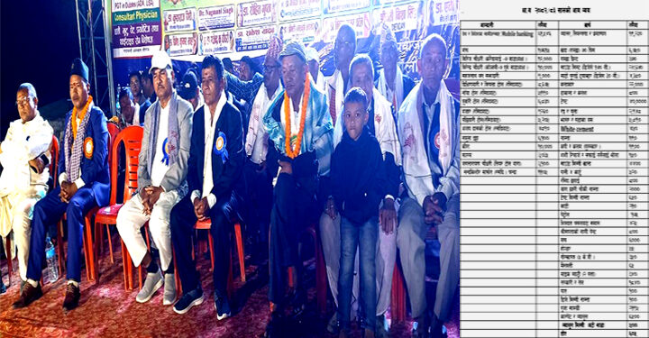 पिपरा छठ पुजा अन्तर्गत ४ बर्षमा लागेको साढे २ लाख घाटा रकम अध्यक्ष धामीले दिने