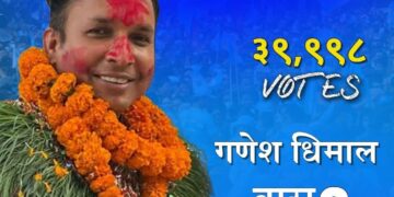 कांग्रेस छाडेका धिमालको कांग्रेसकै मतले जीत, कांग्रेसमै रहेका बुढाथोकीको हार