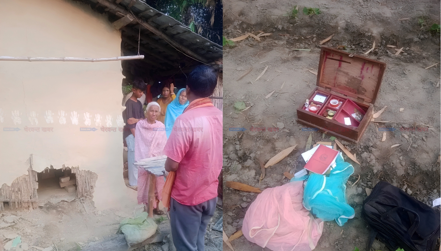 करैयामाईमा एकै राति ७ घरमा डकैती, गाउँभरि त्रास