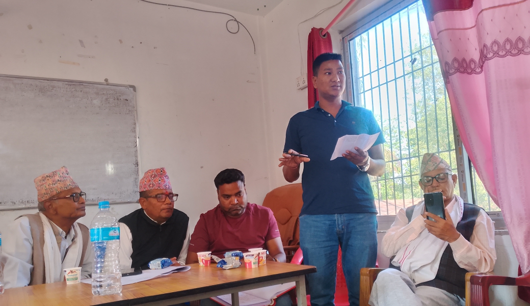 कोल्हबी नगर उद्योग वाणिज्य संघ दुर्घटना बिमा व्यवस्था गर्दै बजार व्यवस्थापनमा सक्रिय