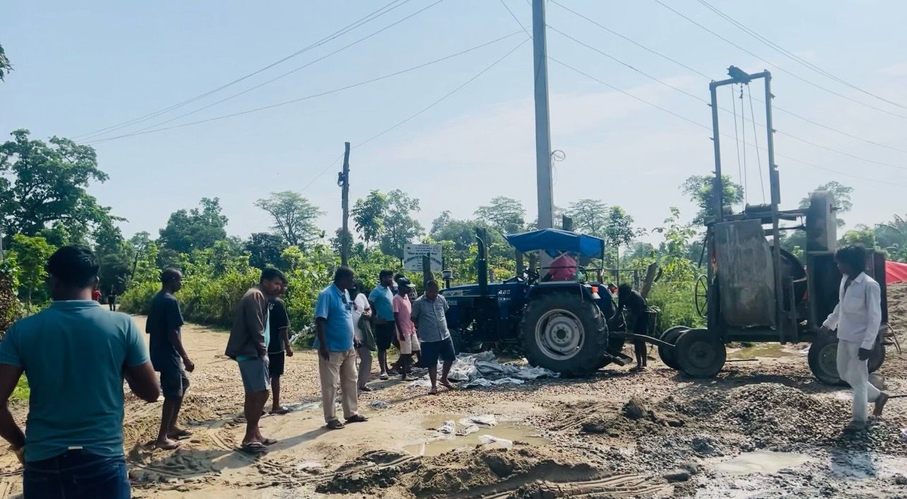 काम रोकिएपछि मात्र नापजाँच, बोधबन सडक योजनामा स्थानीयको असन्तुष्टि